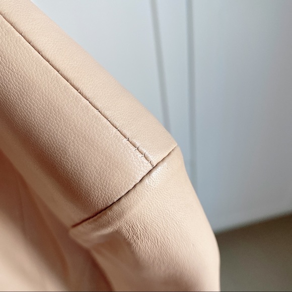 NWT Zara genuine leather peplum jacket - Picture 10 of 13